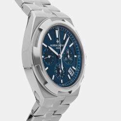 Vacheron Constantin Blue Stainless Steel Overseas 5500V/110A-B148 Automatic Men's Wristwatch 42 mm