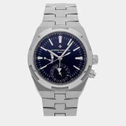 Vacheron Constantin Blue Stainless Steel Overseas 7900V/110A-B334 Automatic Men's Wristwatch 41 mm