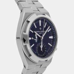 Vacheron Constantin Blue Stainless Steel Overseas 7900V/110A-B334 Automatic Men's Wristwatch 41 mm