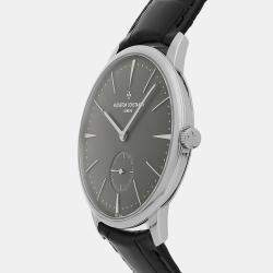 Vacheron Constantin Grey Platinum  Patrimony Manual Winding Men's Wristwatch 42 mm