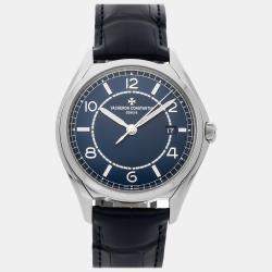 Vacheron Constantin Blue Stainless Steel Fiftysix  Automatic Men's Wristwatch 40 mm