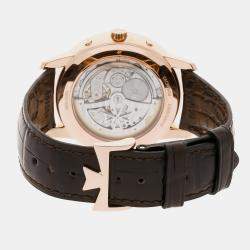 Vacheron Constantin Silver 18k Rose Gold Patrimony Automatic Men's Wristwatch 41 mm