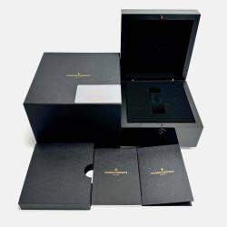 Vacheron Constantin Silver 18k Rose Gold Overseas 4500V/000R-B127 Automatic Men's Wristwatch 41 mm