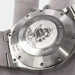 Vacheron Constantin Silver Stainless Steel Overseas 47450/B01A-9226 Automatic Men's Wristwatch 42 mm
