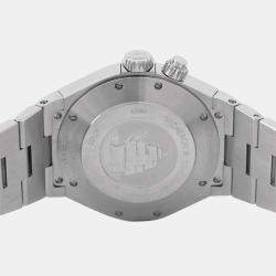 Vacheron Constantin Silver Stainless Steel Overseas 47450/B01A-9226 Automatic Men's Wristwatch 42 mm