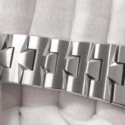 Vacheron Constantin Silver Stainless Steel Overseas 47450/B01A-9226 Automatic Men's Wristwatch 42 mm