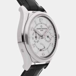 Pre Owned Pre-Owned Vacheron Constantin Fiftysix Day-Date 4400E/000A-B437 Grey Automatic Stainless Steel Men's Wristwatch 40 mm
