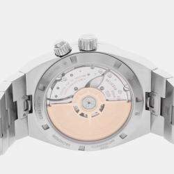 Pre Owned Pre-Owned Vacheron Constantin Overseas Dual Time 7900V/110A-B546 Black Automatic Stainless Steel Men's Wristwatch 41 mm