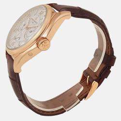 Pre Owned Vacheron Constantin Fiftysix Day-Date 4400E/000R-B436 Automatic Silver Dial 18k Rose Gold Men's Wristwatch 40 mm