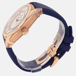 Pre Owned Vacheron Constantin Quai De L'ile 86050/000R-I0P29 Automatic Silver Dial 18k Rose Gold Men's Wristwatch 41mm