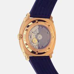 Pre Owned Vacheron Constantin Quai De L'ile 86050/000R-I0P29 Automatic Silver Dial 18k Rose Gold Men's Wristwatch 41mm