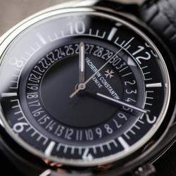 مملوكة مسبقًا Vacheron Constantin Quai de l'Ile 4500S/000A-B196 Automatic Black Dial Stainless Steel Wristwatch 41mm