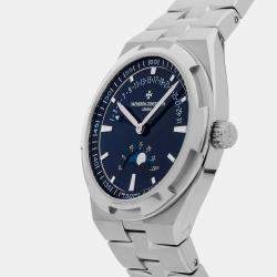 مملوكة مسبقًا ساعة يد رجالية فاشرون كونستانتين أوفرسيز طور القمر تاريخ مرجعي 4000V/210A-B911 تلقائية 41 ملم مستعملة