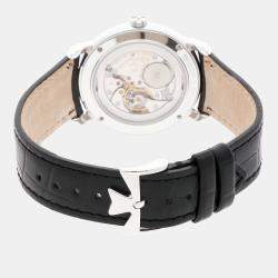 Pre Owned ساعة يد رجال فاشرون كونستانتين مالتي غراندي كلاسيك 81000/000G-9107 بفضة تعبئة يدوية من الذهب الأبيض عيار 18 ملم 37 مستعملة