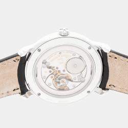 Pre Owned ساعة يد رجال فاشرون كونستانتين مالتي غراندي كلاسيك 81000/000G-9107 بفضة تعبئة يدوية من الذهب الأبيض عيار 18 ملم 37 مستعملة