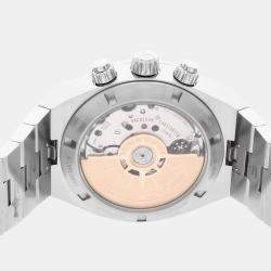 Pre Owned Pre-Owned Vacheron Constantin Overseas Chronograph 5500V/110A-B686 Silver Automatic Stainless Steel Men's Wristwatch 42 MM