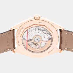 مملوكة مسبقًا ساعة يد رجالية فاشرون كونستانتين فيفتي سيكس 4600E/000R-B576 بني تلقائية ذهب وردي 18 قيراط 40 ملم مستعملة