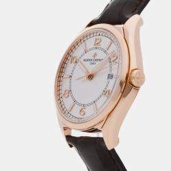 Pre Owned Vacheron Constantin FiftySix 4600E/000R-B441 Automatic Silver Dial 18k Rose Gold Men's Wristwatch 40mm