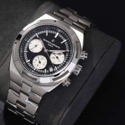 مملوكة مسبقًا ساعة فاشرون كونستانتين أوفرسيز كرونوغراف 5500V/110A-B481 مملوكة مسبقاً