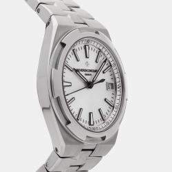 Pre Owned Pre-Owned Vacheron Constantin Overseas 4500V/110A-B126 Silver Automatic Stainless Steel Men's Wristwatch 41 MM