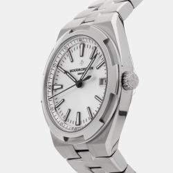 Pre Owned Pre-Owned Vacheron Constantin Overseas 4500V/110A-B126 Silver Automatic Stainless Steel Men's Wristwatch 41 MM