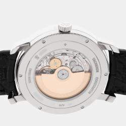 Vacheron Constantin Silver 18k White Gold Patrimony 86060/000G-8982 Automatic Men's Wristwatch 42 mm