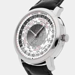 Vacheron Constantin Silver 18k White Gold Patrimony 86060/000G-8982 Automatic Men's Wristwatch 42 mm