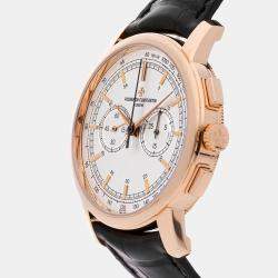 Vacheron Constantin Silver 18k Rose Gold Patrimony 47192/000R-9352 Manual Winding Men's Wristwatch 42 mm