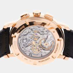 Vacheron Constantin Silver 18k Rose Gold Patrimony 47192/000R-9352 Manual Winding Men's Wristwatch 42 mm