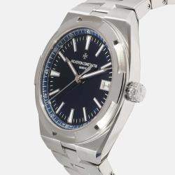 Vacheron Constantin Blue Stainless Steel Overseas 4500V/110A-B128 Automatic Men's Wristwatch 41 mm