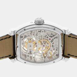 Vacheron Constantin Transparent  Platinum Malte Manual Winding Men's Wristwatch 36 mm