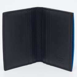 Valentino Blue Leather VLogo Signature Card Holder