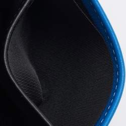 Valentino Blue Leather VLogo Signature Card Holder