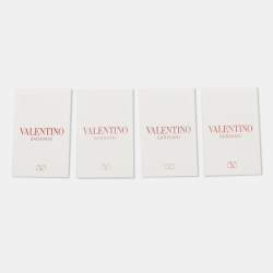 Valentino Blue Leather VLogo Signature Card Holder