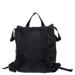 Valentino Black Nylon VLTN Backpack