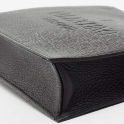 Pre Owned Valentino Garavani Black Leather Pouch