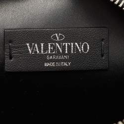 Valentino Black Printed Leather Emilio Villalba x VLTN Belt Bag