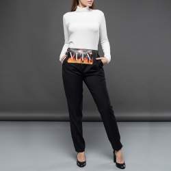 Valentino Black Printed Leather Emilio Villalba x VLTN Belt Bag