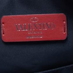 Valentino Black Nylon Rockstud VLTN Crossbody Bag