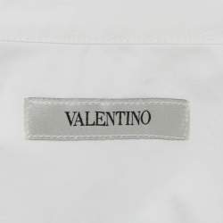 مملوكة مسبقًا Valentino White Cotton Long Sleeve Shirt XL