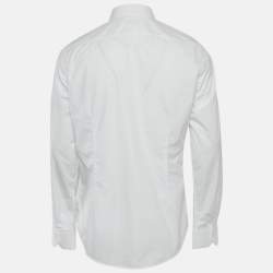 مملوكة مسبقًا Valentino White Cotton Long Sleeve Shirt XL