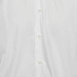 مملوكة مسبقًا Valentino White Cotton Long Sleeve Shirt XL