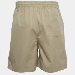 Pre Owned Valentino Beige Cotton Shorts M