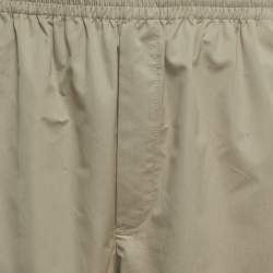 Pre Owned Valentino Beige Cotton Shorts M