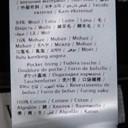 Pre Owned Valentino Navy Blue Wool & Mohair Mid Rise Trousers XS