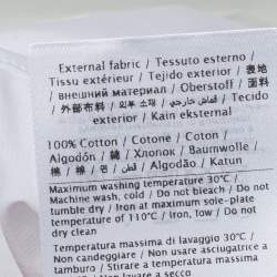 Pre Owned Valentino White Cotton Button Front Shirt S