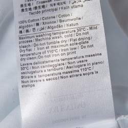Valentino White VLTN Print Cotton Crew Neck T-Shirt L