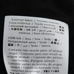 Valentino Black Silk Pleated Shorts M 
