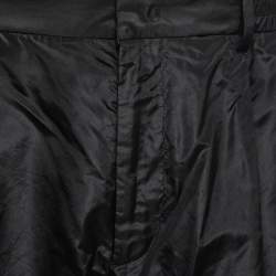 Valentino Black Silk Pleated Shorts M 