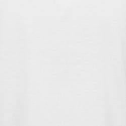 Pre Owned Valentino White Solid Cotton Jersey T-Shirt L